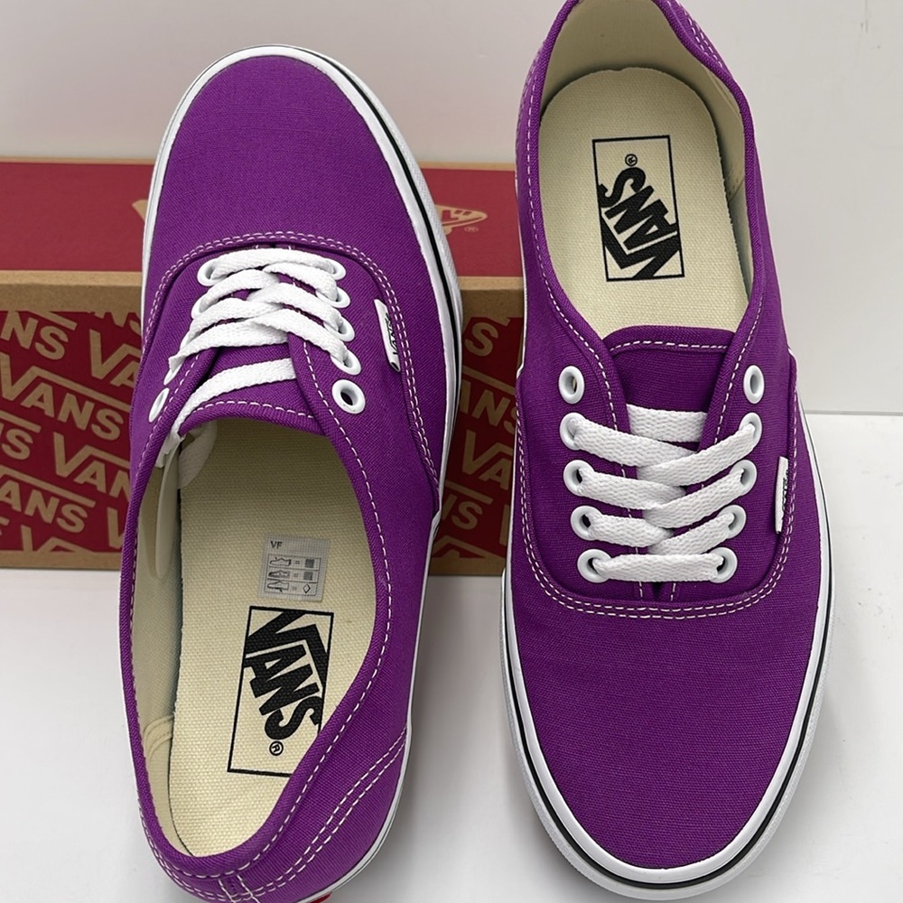 Vans WMNS Purple Canvas Sneakers Waffle Sole Authentic
Color Theory Willowherb - Picture 12 of 16